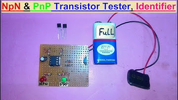 NpN & PnP Transistor Tester | How to Make Npn & Pnp Transistor Tester | DIY Transistor Tester N555ic