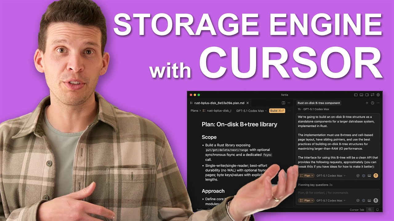 Build a B-tree with agents