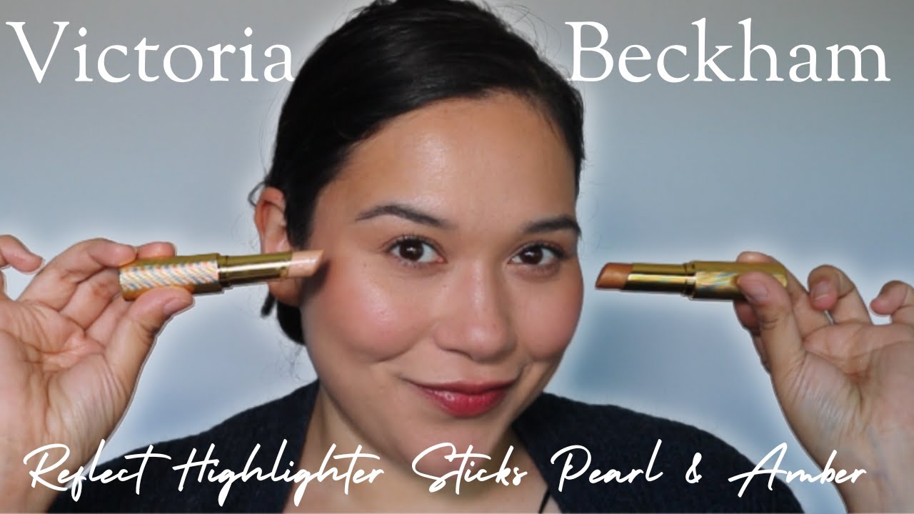 NEW! Victoria Beckham Beauty Reflect Highlighter in Amber vs. Pearl