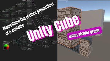Maintaining Texture Proportions of Scalable Unity Cube using Shader Graph