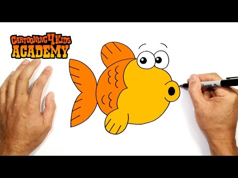 How to Draw a Goldfish- Art for Beginners