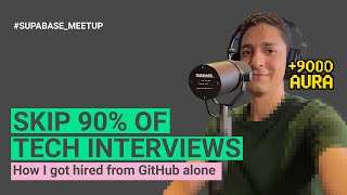 How I Skip 90% of Technical Interviews with Open Source (+9000 Aura Farmed) | Supabase Istanbul