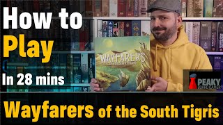 How to play Wayfarers of the South Tigris board game - Full teach + Visuals - Peaky Boardgamer screenshot 4