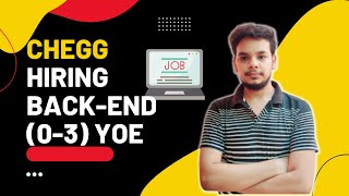 Chegg Hiring Software Engineer | Latest Off Campus Job Drive 2022 | Latest Job Update | Apply