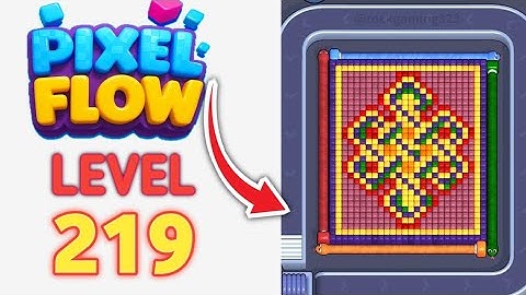Pixel Flow Level 219 Walkthrough