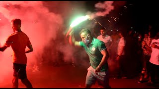 المحمدية:إحتفالات وفرحة جنونية لجمهور الرجاء بلقب كأس الكونفيدرالية الأفريقية !