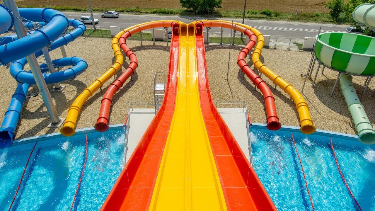 Strange Racer Water Slide | Zsóryfürdő Mezőkövesd - YouTube