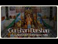 Guruhari darshan 2223 apr 2024 sarangpur india