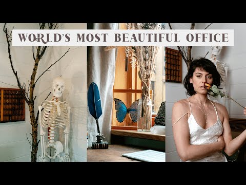 Renovating My Eccentric Office in Iceland - Thrifted, Wooden, White Office Tour
