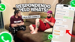 24 HORAS RESPONDENDO PELO WHATS! (DEU RUIM)