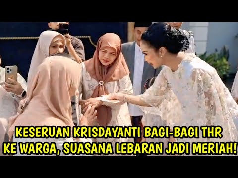 KRISDAYANTI TURUN LANGSUNG BAGI-BAGI THR, WARGA LANGSUNG HEBOH!