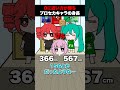 プロセカキャラの身長で0に近づけたほうが勝ち！ #重音テト #初音ミク