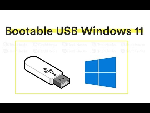 How to make a USB bootable drive for Windows 10 or 11 ISO file - YouTube