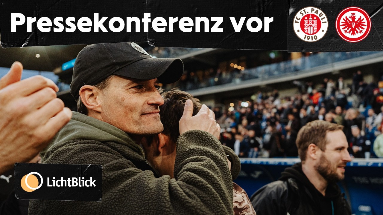 Die Pressekonferenz vor dem Spiel gegen Eintracht Frankfurt