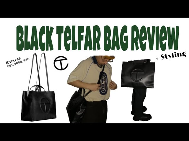 TELFAR SHOPPING BAG UNBOXING + REVIEW, MEDIUM POOL BLUE