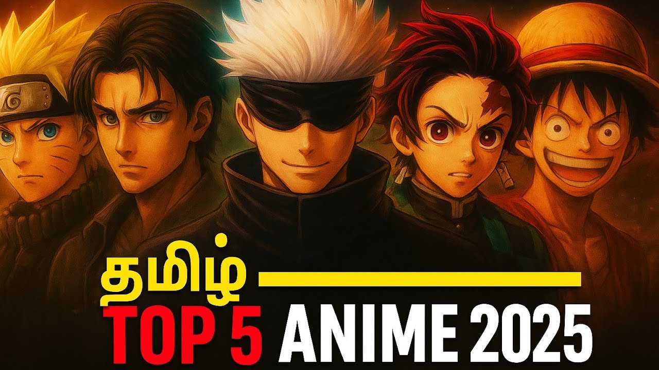 Top 5 Tamil dubbed anime in 2025 [Best tamil anime]