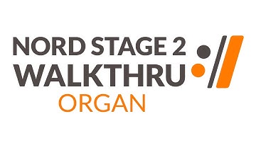 Nord Stage 2 Walkthru - Organ