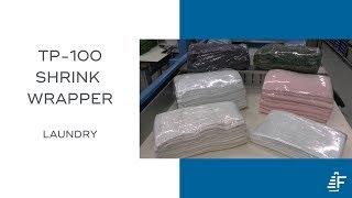 Laundry Wrapping TP 100 L Bar Sealer Shrink Wrapping System