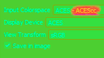 V-Ray - color grading ACEScg in VFB