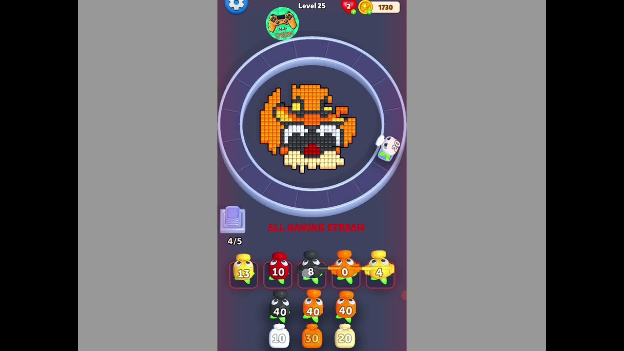 Color Blast: Block Shooter Level 25 Gameplay 