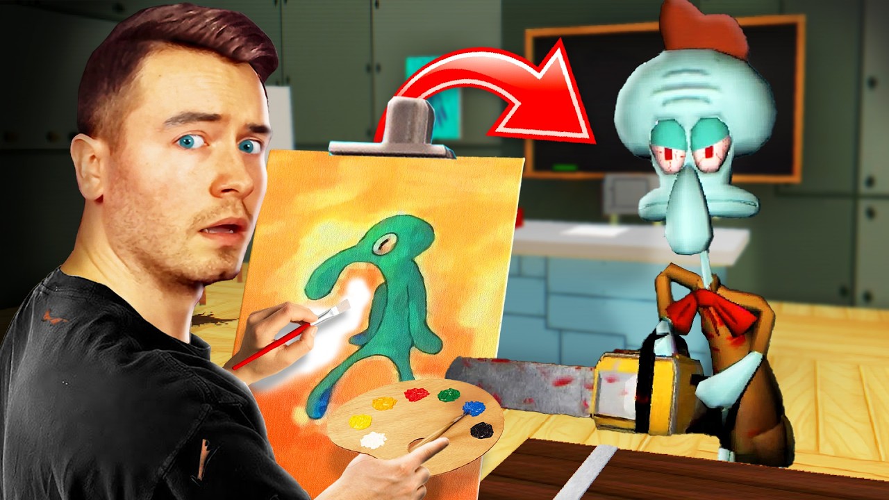 Gehe NIEMALS in THADDÄUS KUNSTSCHULE rein...🖌️💀(HILFE)