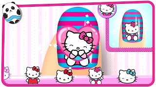 Hello Kitty Nail Salon - Fun Nail Coloring Games for Kids screenshot 4