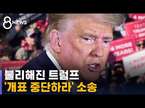 "이건 사기" 트럼프, 역전되자 개표 중단 · 재검표 요구 / SBS