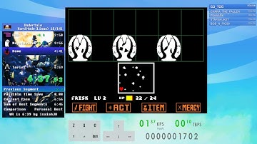 Undertale - Hard Mode/Frisk Mode Speedrun - 6:51 RTA