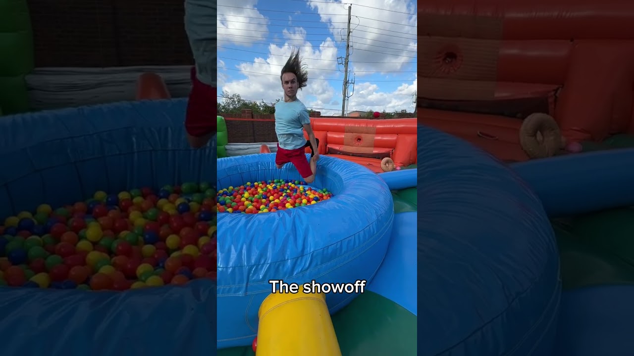BEST Way to Jump into a Ball Pit!
