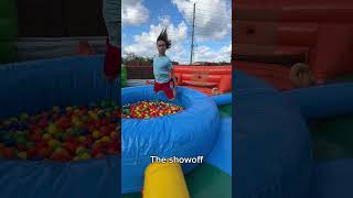 BEST Way to Jump into a Ball Pit!