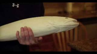 US Freestyle Skier and 2010 Olympic Bronze Medalist Bryon Wilson carves award winning wooden fish as his hobby. We caught up 