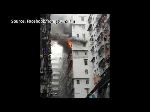 Fire in To Kwa Wan Road