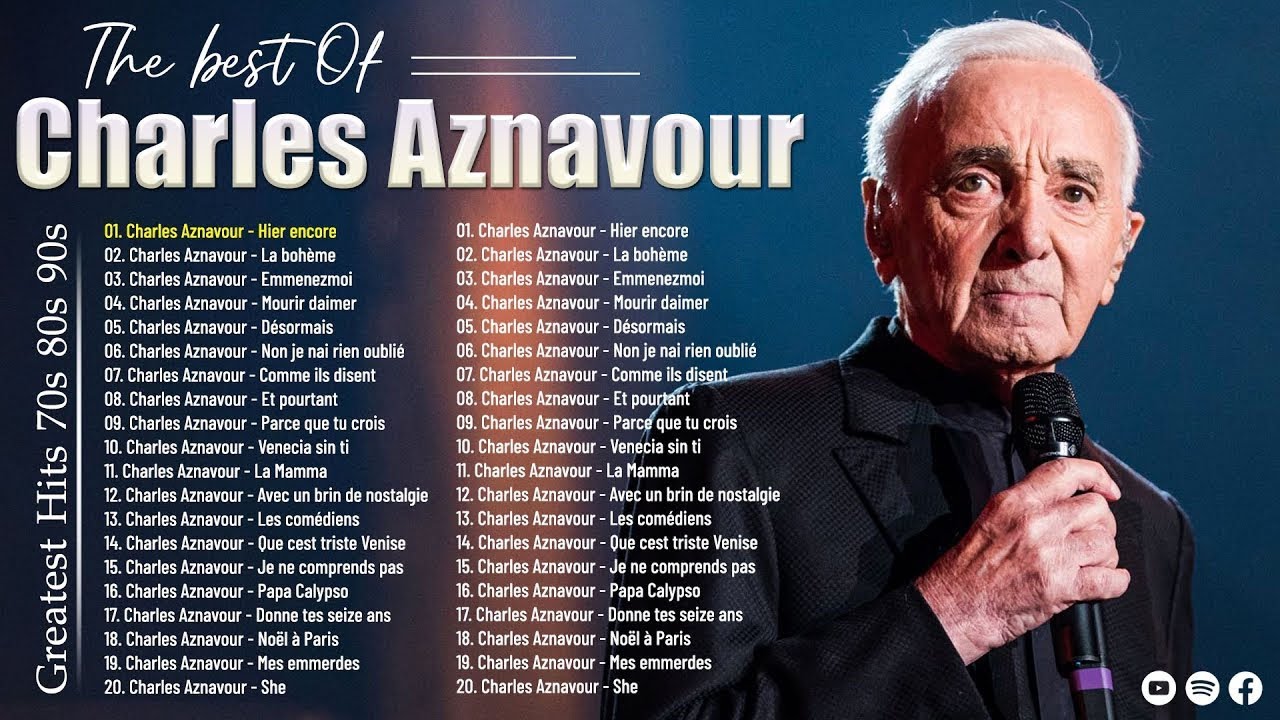 Vieilles Chansons✨ Charles Aznavour, Joe Dassin, Michel Sardou, Frédéric François, C Jérome,...
