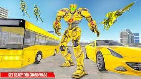 Army Bus Robot Car Game - Army Bus Robot Transform - Android Gameplay
