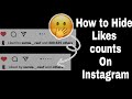 How to Hide 𝗟𝗶𝗸𝗲𝘀 Count's on Instagram?😱 [TheTechnicalGirl]