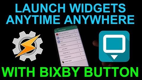 Bixby Button to Pop Up ANY Widgets Anywhere on Samsung Galaxy S8+ S9+ S10+ & Note Series Demo