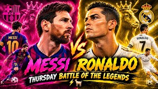 Messi vs Ronaldo: Thursday Battle of the Legends ⚡🐐#football #shorts