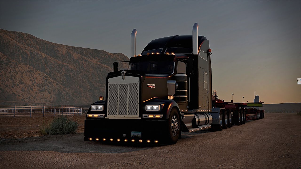 American Truck Simulator - 2.000 miles heavy haul (Missouri to Montana) | Part 2