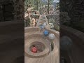 Which Marble Wins? 🔵⚪️🔴 Ultimate Chrome Marble Race!#shortsoddly