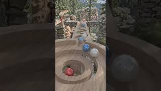 Which Marble Wins? 🔵⚪️🔴 Ultimate Chrome Marble Race!#shortsoddly