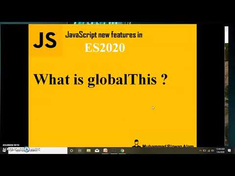 What is globalThis?  #javascript, #es2020, #globalThis