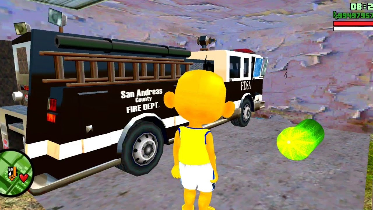 Upin bawa mobil pemadam Hitam 😂 Oyanio Tv