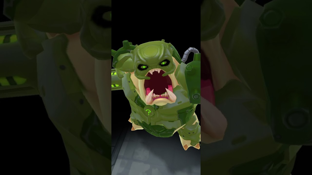 Cyber Mancubus glory kill (Mighty Doom)