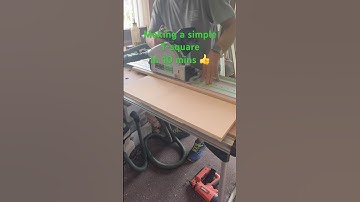 How to make a T-square #woodworking #festool #diy