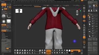 4 Preparing Character Mesh For Dynamesh and Retopology In Zbrush