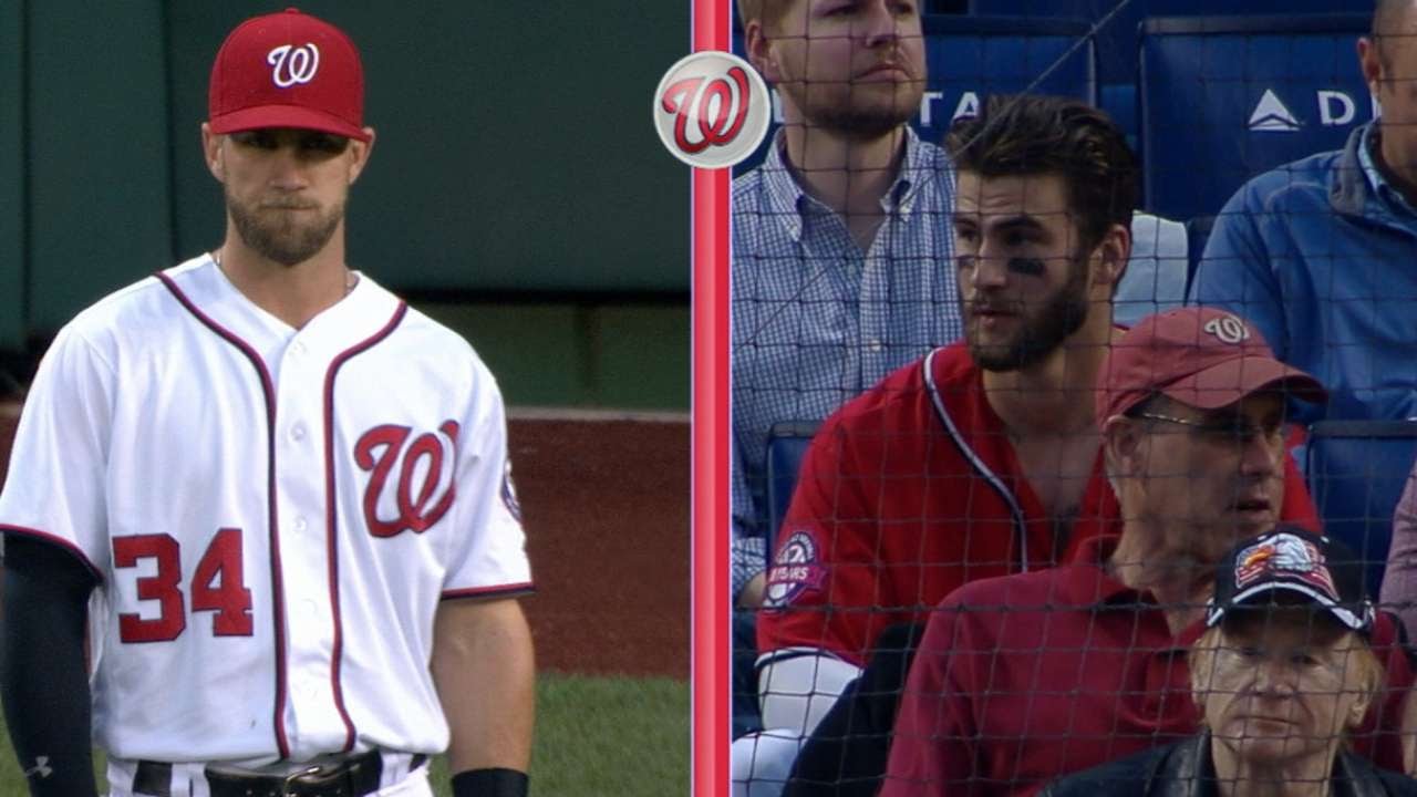 Harper has a doppelganger in the stands YouTube