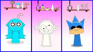 Ohh No Failed Experiment Sprunki Animation Aqua Vs Parker Vs Sonic Exe Not For Kids