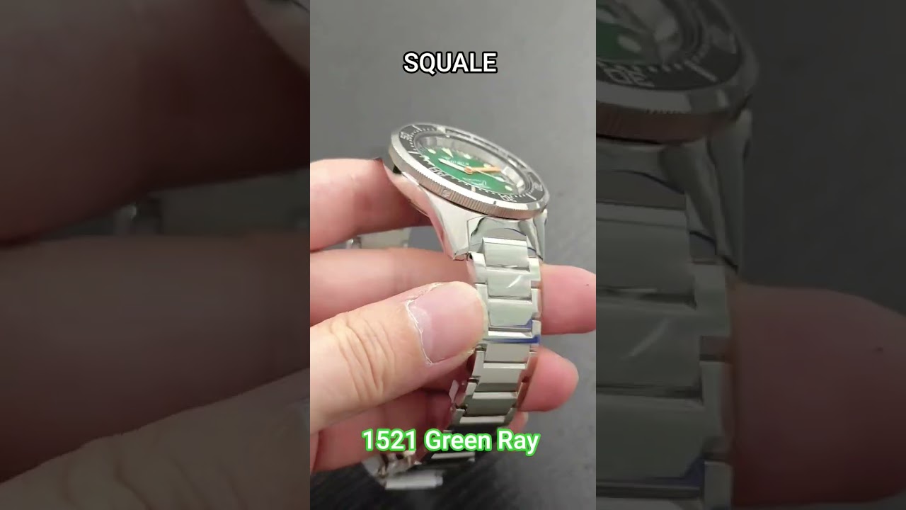 Squale 1521 Green Ray. 
