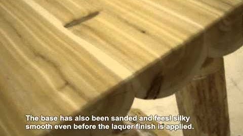 Cedar Half Log End Table by The Log Furniture Store