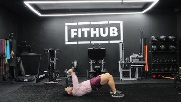 JB- Glute Bridge Dumbbell Pullover